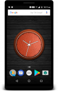 Leather Clock Live Wallpaper screenshot 0