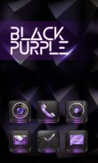 Black Purple GO Launcher Theme screenshot 0