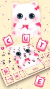 Kawaii Kitty Cat Teclado screenshot 3