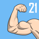 Arm & Back workout at home -  21 Day Challenge Icon