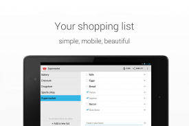 قائمة التسوق screenshot 3