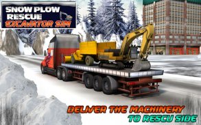 Winter Snow Rescue Excavator screenshot 7