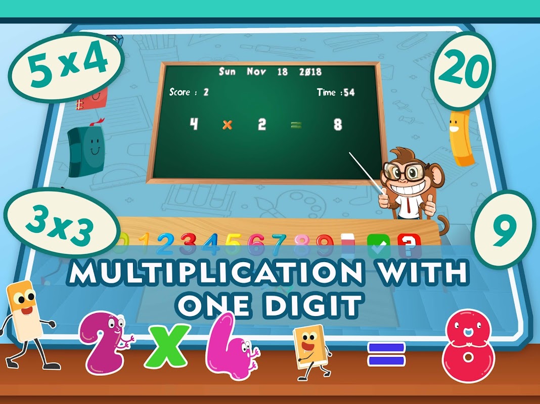 Quiz da Multiplicação Matemática Jogos da 4ª Série - Baixar APK