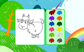 Coloring Game-Goats Kids screenshot 4