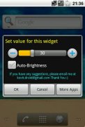 One Click Brightness Widget screenshot 1