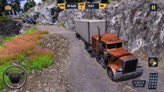 American Truck Cargo Car Transporter Driving screenshot 1