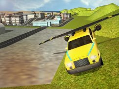 Flying Limo Car Simulator screenshot 5