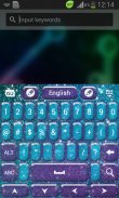 Keyboard Warna Glitter Tema screenshot 5