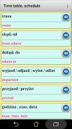 Polish phrasebook and phrases screenshot 1