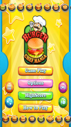 bánh burger đầu bếp mania screenshot 4