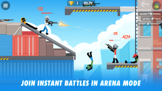 Stick Combats: Juego de disparos JcJ en línea screenshot 10