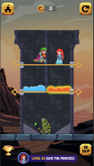 Rescue Hero: Pull Pin Puzzle screenshot 1