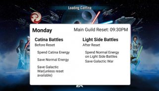 Events and Toon Database for SWGoH screenshot 1