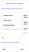 HelpTalk:Report emergency, crime etc screenshot 0