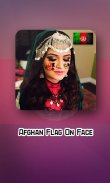 Afghan Flag On Face - Faceflag screenshot 2