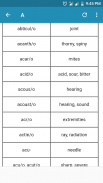 Medical Terminology screenshot 1