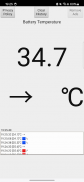 température batterie (℃) screenshot 1