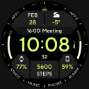 TACT TWO: Wear OS Watch face