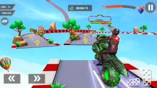 Light Bike Stunt Transform Car Driving Simulator screenshot 1
