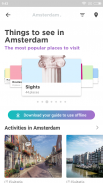 Amsterdão Guia de viagem com mapa screenshot 5