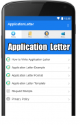 Application Letter Examples screenshot 1