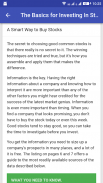 THE BASICS FOR INVESTING IN STOCKS screenshot 3