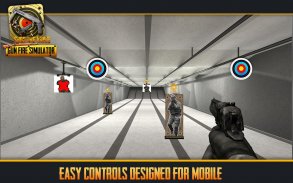 Campo de tiro Gun Simulator - Gun Fire screenshot 4