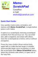 Memo-ScratchPad screenshot 1