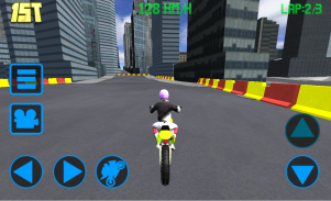 cidade de corrida de moto 3D screenshot 6