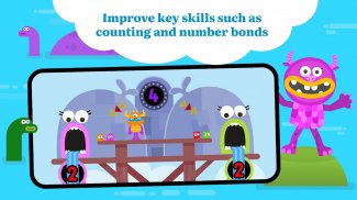 Teach Monster Number Skills screenshot 1