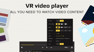 Lecteur GizmoVR : Vidéo en réalité virtuelle 360° screenshot 2