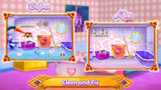 Princess Room Cleanup Washer screenshot 1