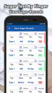 Sugar Test by Finger History screenshot 3