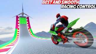 Superhero Bike Game Stunt Race screenshot 1