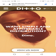 Dittomusic.com screenshot 4