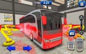 City Bus Wash Simulator: Gas Station Car Wash Game screenshot 7