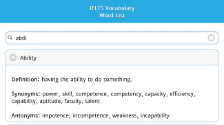 IELTS Vocabulary - Word List screenshot 5