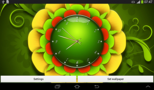 Sunflower Clock screenshot 4