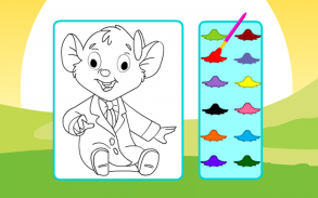 Coloring Game-Pretty Cartoon screenshot 1