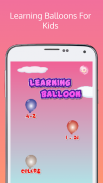 Balloon Pop Kids Learning Game screenshot 4