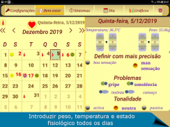 Calendário Menstrual do Ciclo screenshot 12