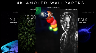 4K AMOLED Wallpapers - Auto Wallpaper Changer screenshot 0