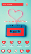 Heart Wallpaper Cassette Tape Theme screenshot 3