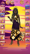 African Traditional Fashion - Makeup & Dress up screenshot 0