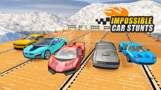 Impossible Car Stunt Games screenshot 0