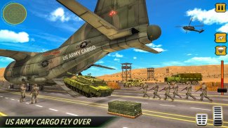 अमेरिकी सेना कार्गो परिवहन: सैन्य विमान खेल screenshot 1