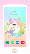 Kawaii Unicorn wallpapers cute background screenshot 3