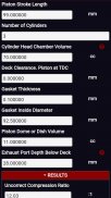 Compression Ratio Calculator 2 & 4 Stroke PRO screenshot 3