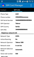 SIM Card Manager screenshot 2