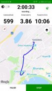 Бег GPS фитнес спорт и калории трекер screenshot 6